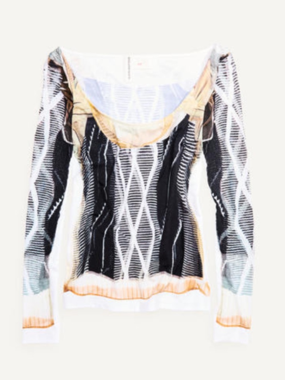 HM Glenn Martens printed top